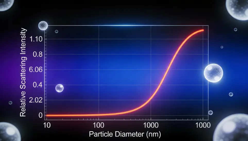 relative scattering intensity